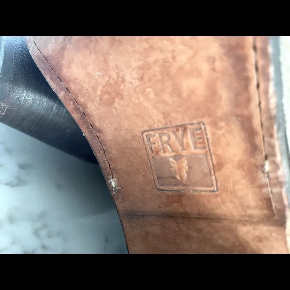 RARE Iconic FRYE Women's Jackie Tall Riding Boots in Slate size 8 - Picture 10 of 10